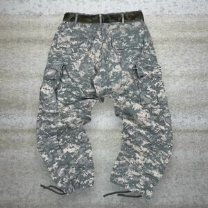 Vintage 90s Military Tactical Pants 32x26 Baggy Wide Leg Digital Camo Medium